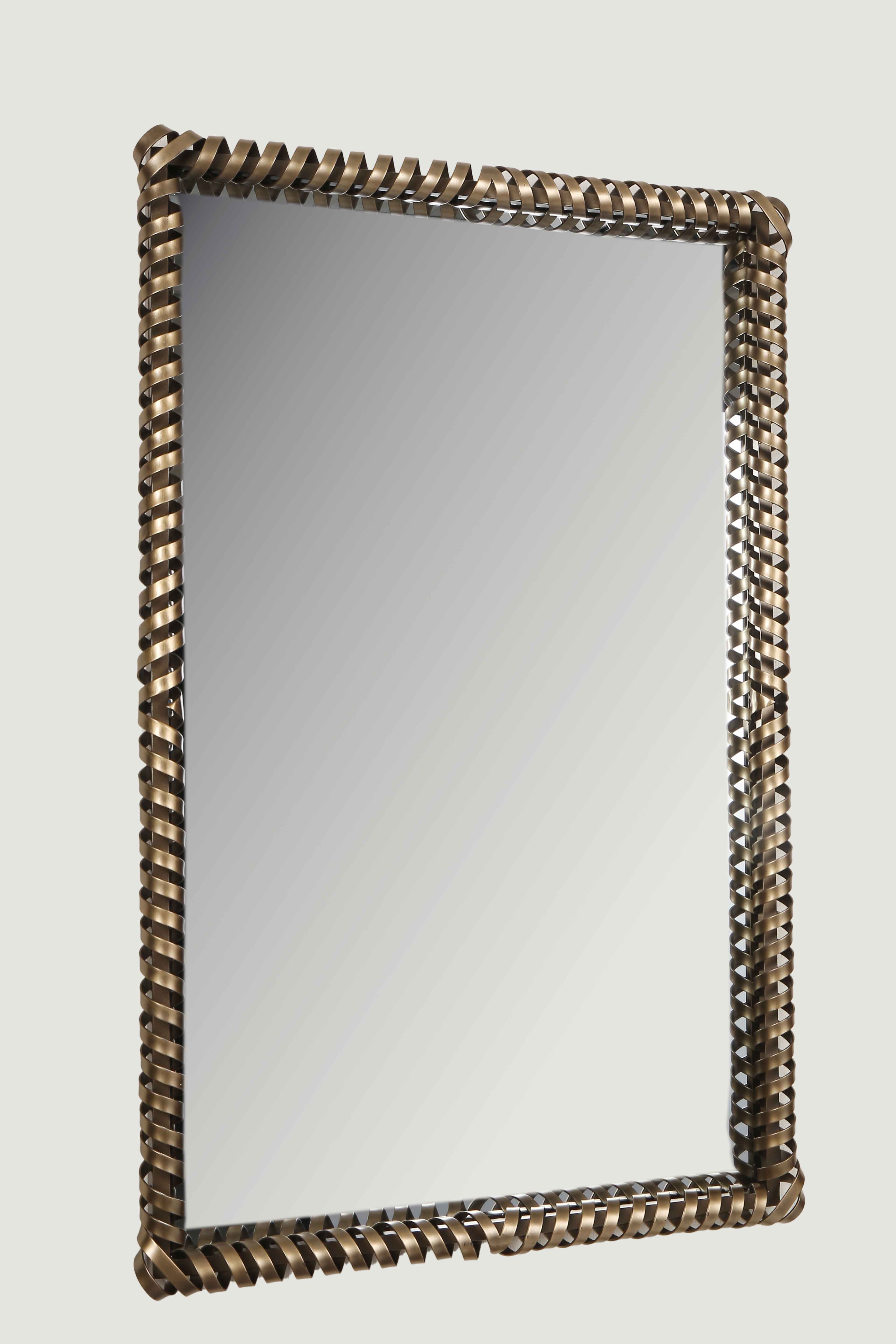 AK.KP0001 - Vitale Antik Dikdörtgen Burgulu Ayna 